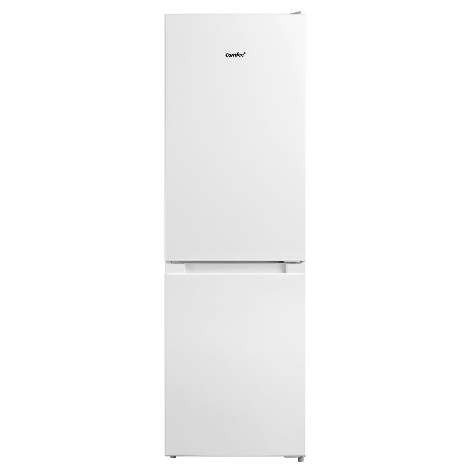 418r01L7AEL-7.jpg COMFEE' Freestanding Fridge Freezer 174 Litre RCB169WH2(E) Low Frost Fridge with Reversible Door Hinge - Energy Saving LED lights & Adjustable thermostat – Low Noise- White - Image 1
