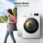 Freestanding Front Load Washing Machine – 10kg, 1400 RPM, Inverter Motor, Quick Wash, Steam Wash, White, Energy Class A - Image 4