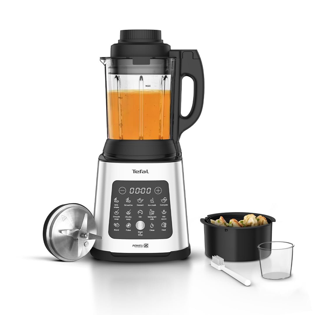 514NktAkoQL-5.jpg Tefal Blender & Soup Maker Perfectmix Cook, 2L, 10 Auto Programs, Smoothie Maker, Removable Blades - Image 1