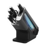 Ninja Foodi StaySharp Knife Block with Integrated Sharpener; 5 Knives and Scissors (1 pair), Sharp 6-Piece Knife Set