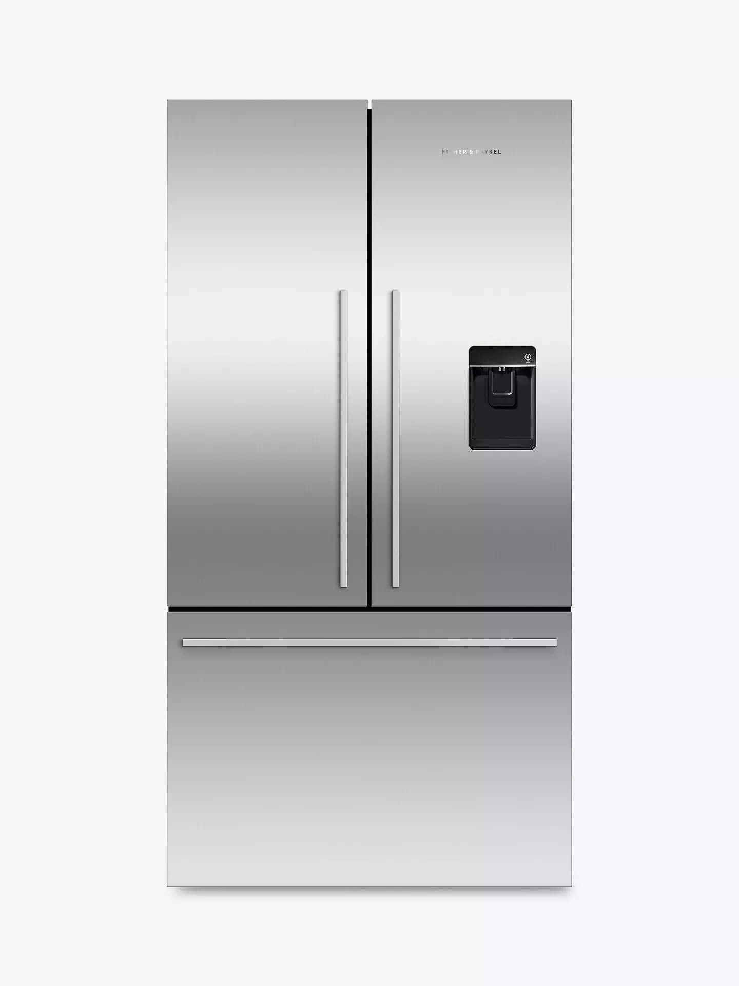51W6UPS1h7L-7.jpg 569L French Door Freestanding Fridge Freezer, Stainless Steel, Frost Free, E Energy Rating - Image 1