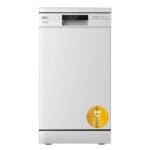 COMFEE' Freestanding Dishwasher CDWEF1034BW-UK 45cm Width, Slimline Dishwasher with 10 place settings