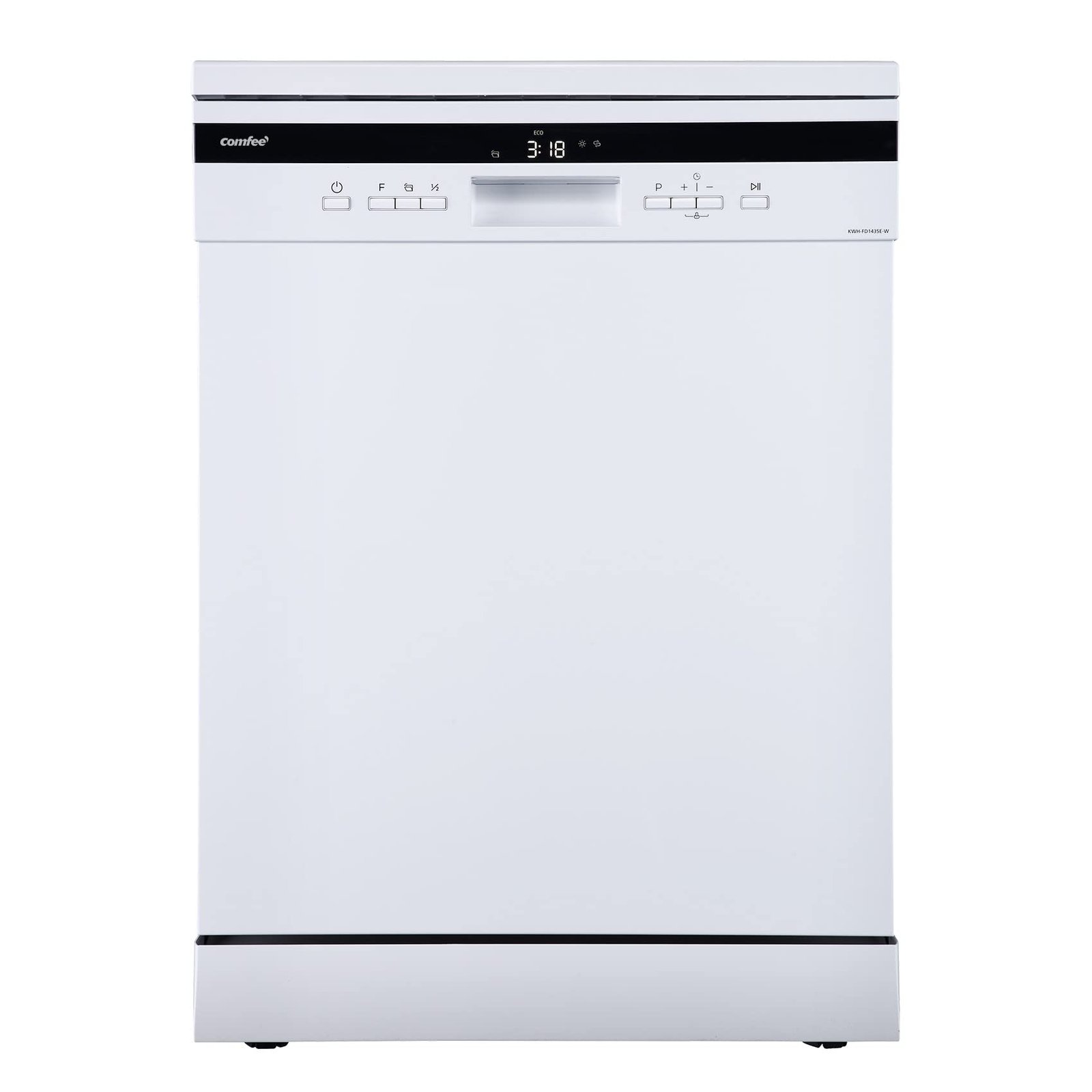 51mn_8Xvr6L-7.jpg COMFEE' Freestanding Dishwasher FD1435E-W with 14 place settings, Full Size, 44dB, Wide LED Display - Image 1