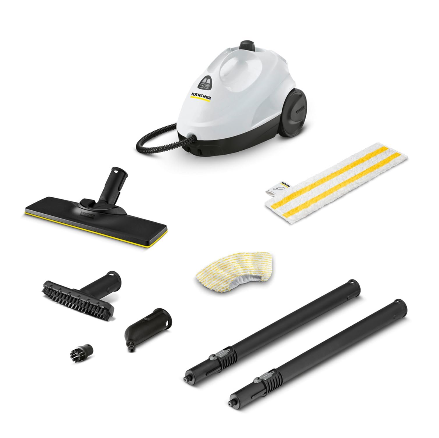 612WmVxdPiL-6.jpg Kärcher Steam Cleaner SC 2 EasyFix, Steam pressure: 3.2bar, Heating time: 6.5min., Output: 1500 W - Image 1