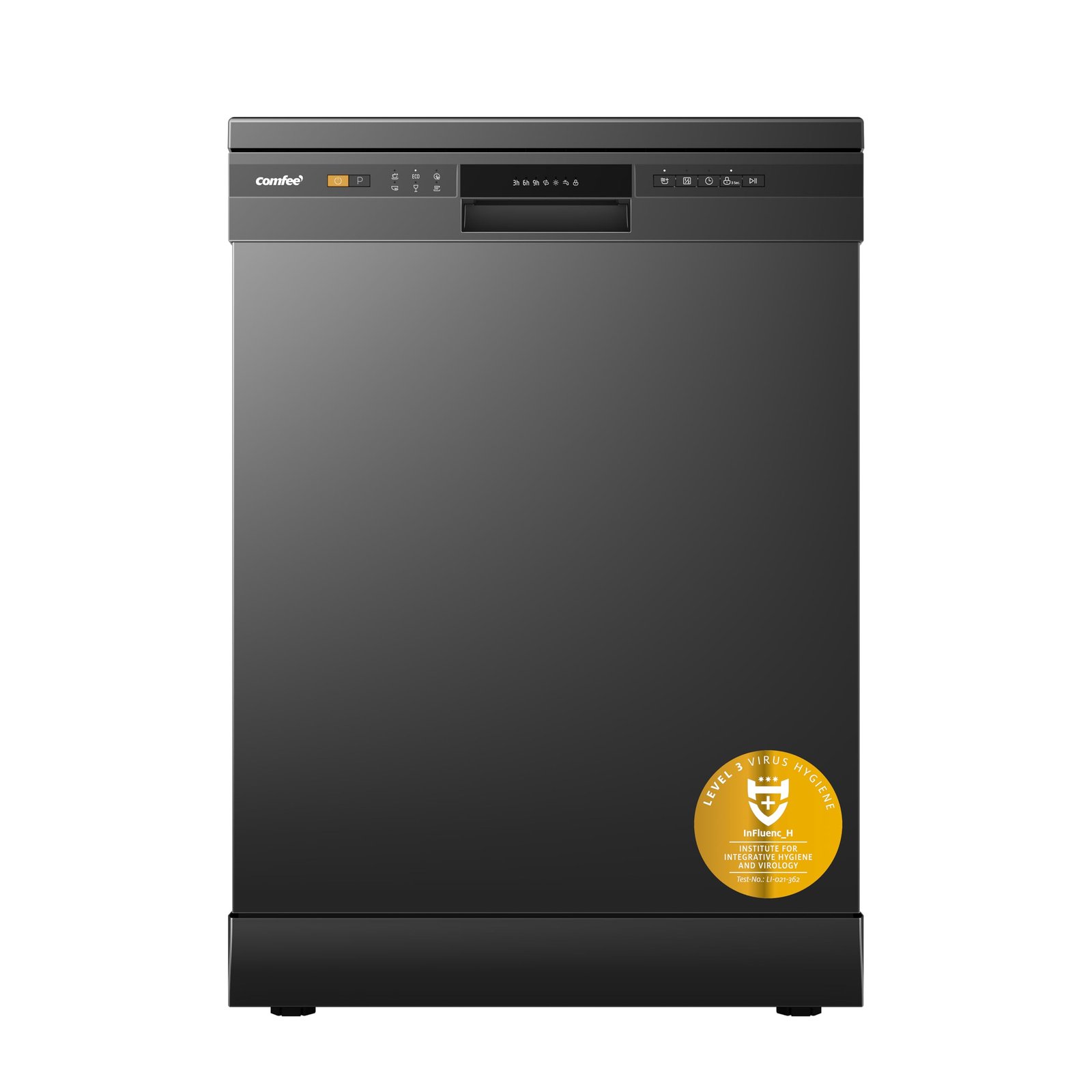 61GwhcZa7uL-7.jpg COMFEE' Freestanding Dishwasher CDWPF1201PB-UK 60cm Width, Full Size Dishwasher with 12 place settings - Image 1