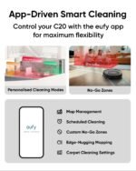 eufy Omni C20, Robot Vacuum Cleaner with Mop, All-in-One Station,7,000 Pa Powerful Suction, Ultra-Slim - Image 3