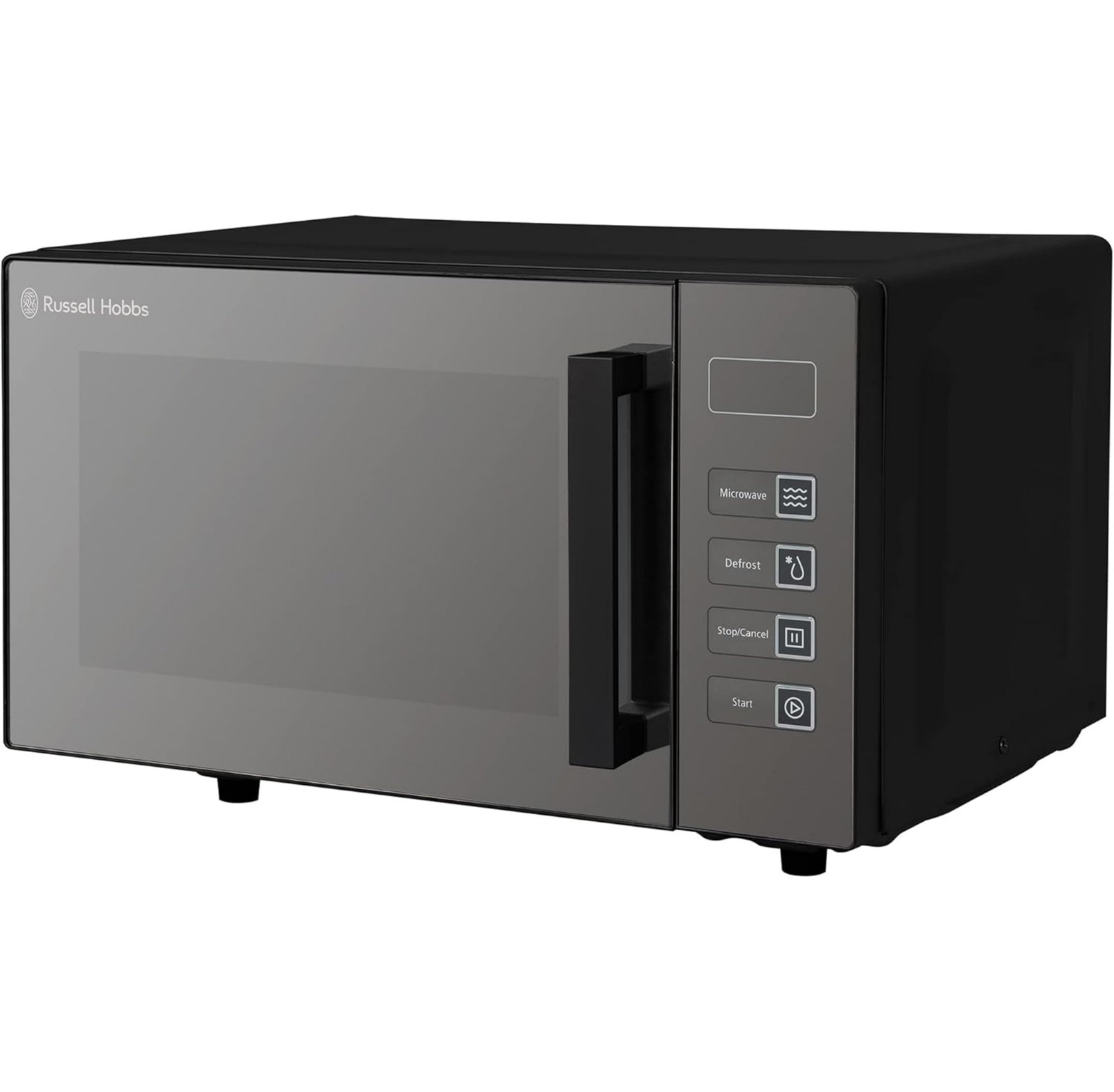 61QVrsughNL-6.jpg Russell Hobbs RHEM2301B 23L Easi Flatbed Digital 800w Solo Microwave, Freestanding, Black - Image 1