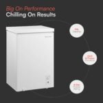 Cookology CCFZ99WH Freestanding Chest Freezer in White - 99 Litre Capacity - Suitable for Outbuildings - Image 3