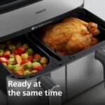 Philips Air Fryer 5000 Series Dual Basket with Steam – 9L Capacity, RapidAir Plus Technology - Image 4