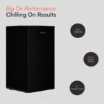 Cookology UCFZ60 Freestanding Under Counter Freezer in Black - 60 Litre Capacity - Image 3