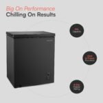 Cookology CCFZ99BK Freestanding Chest Freezer in Black - 99 Litre Capacity - For Kitchens - Image 3