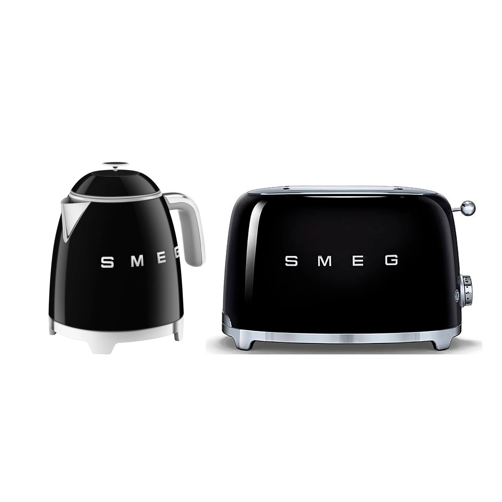 61t-mZmsH4L-5.jpg Smeg 50’s Style Retro Range Breakfast Set, 0.8L 1400W Mini Kettle and Multi-Functional - Image 1