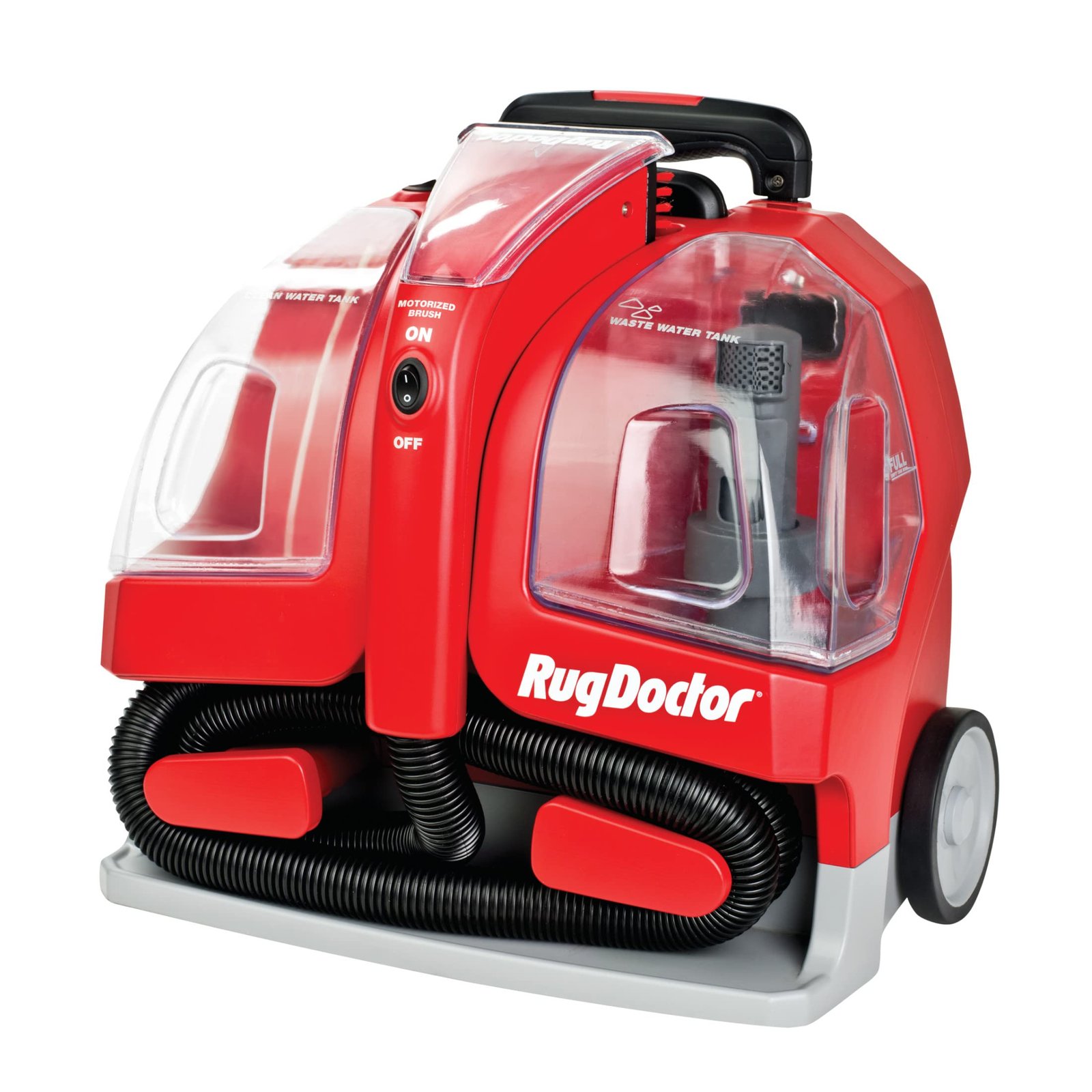 714TFalsutL-6.jpg Rug Doctor 93306 Portable Spot Cleaner, Plastic, 1100 W, 1.9 liters, Red/Black - Image 1
