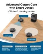 eufy Omni C20, Robot Vacuum Cleaner with Mop, All-in-One Station,7,000 Pa Powerful Suction, Ultra-Slim - Image 2