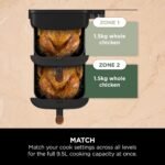 Ninja Double Stack XL Air Fryer, Vertical Dual Drawer Air Fryer with 4 cooking levels, 2 Drawers & 2 Racks - Image 4