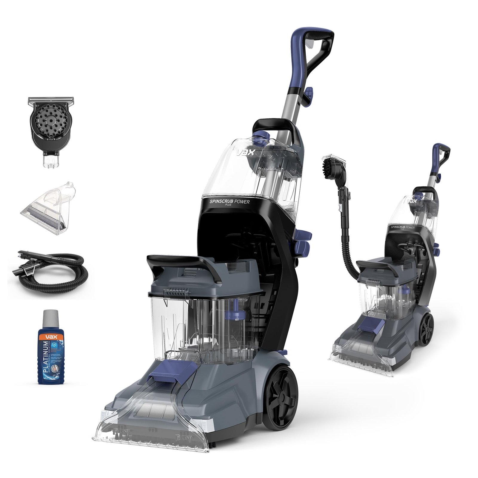 71qCuAKwhiL-5.jpg Vax SpinScrub Power Plus Carpet Cleaner Machine, Rug, Upholstery, Car, Stair Upright Shampooer Washer - Image 1